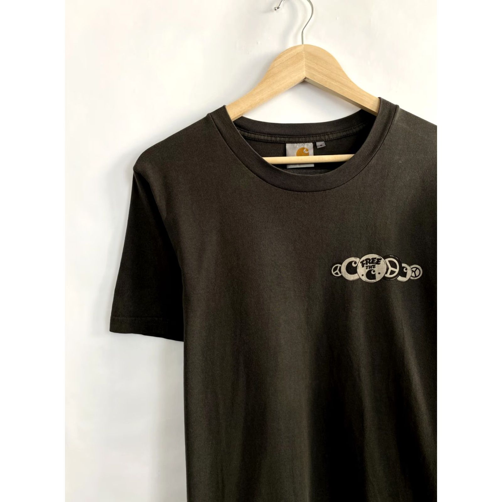 Carhartt VINTAGE Carhartt T-Shirt Mens M Grey 90s Free The Rare Retro Y2K hype Size US M / EU 48-50 / 2 - 3 Thumbnail