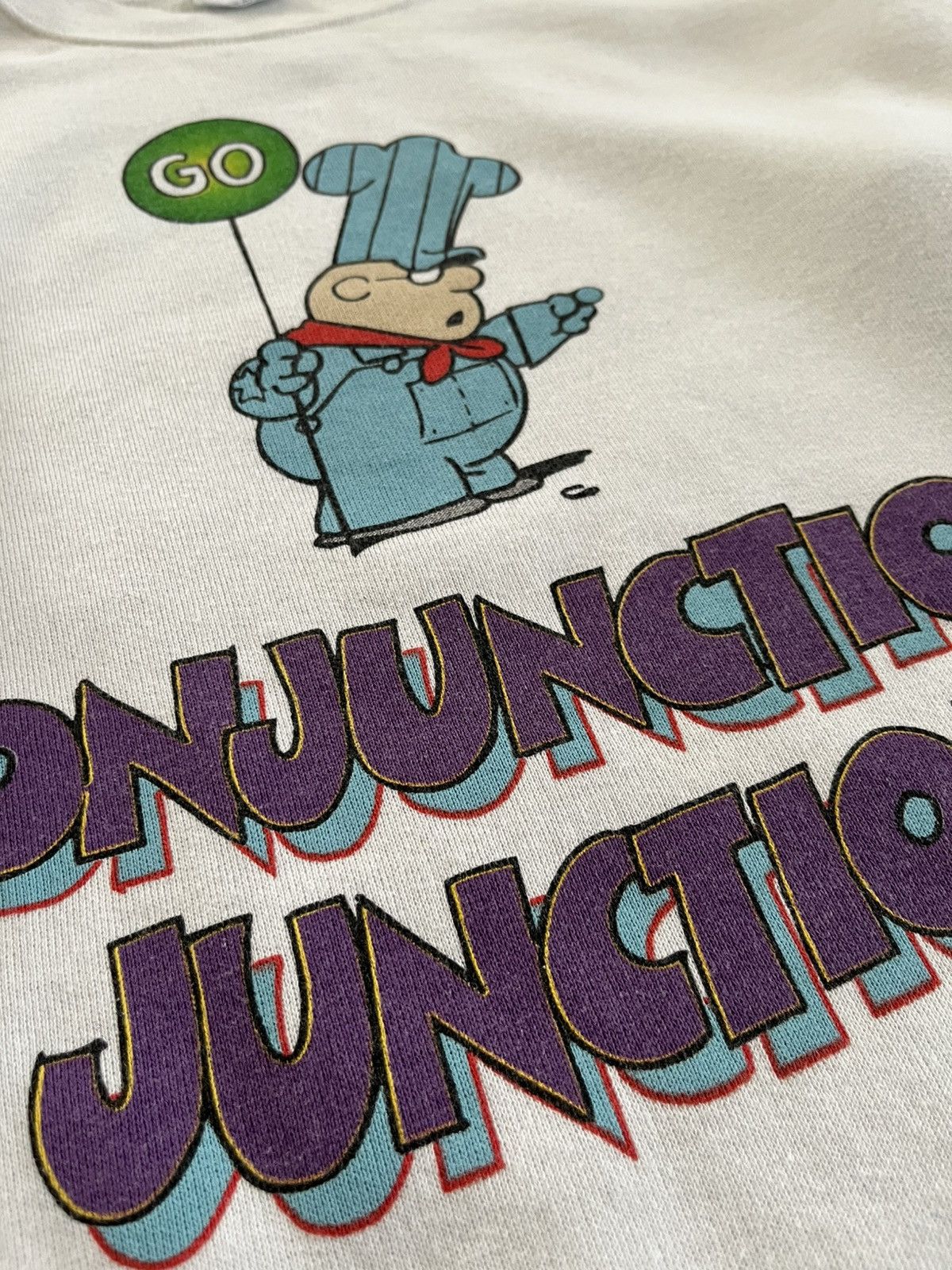 TEE JAYS Vintage Schoolhouse Rock “Conjunction Junction” Crewneck Size US L / EU 52-54 / 3 - 5 Thumbnail
