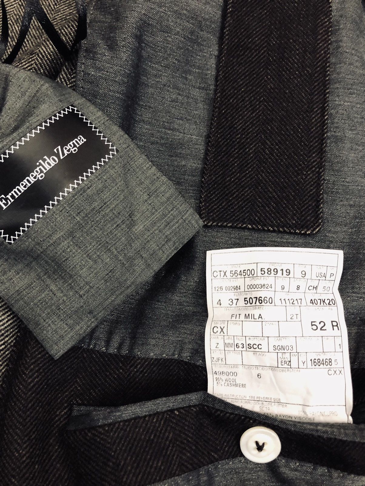 Ermenegildo Zegna Zegna 🇨🇭Duo dark brown wool cashmere Milano fit Coat 52 NWT Size US L / EU 52-54 / 3 - 9 Thumbnail