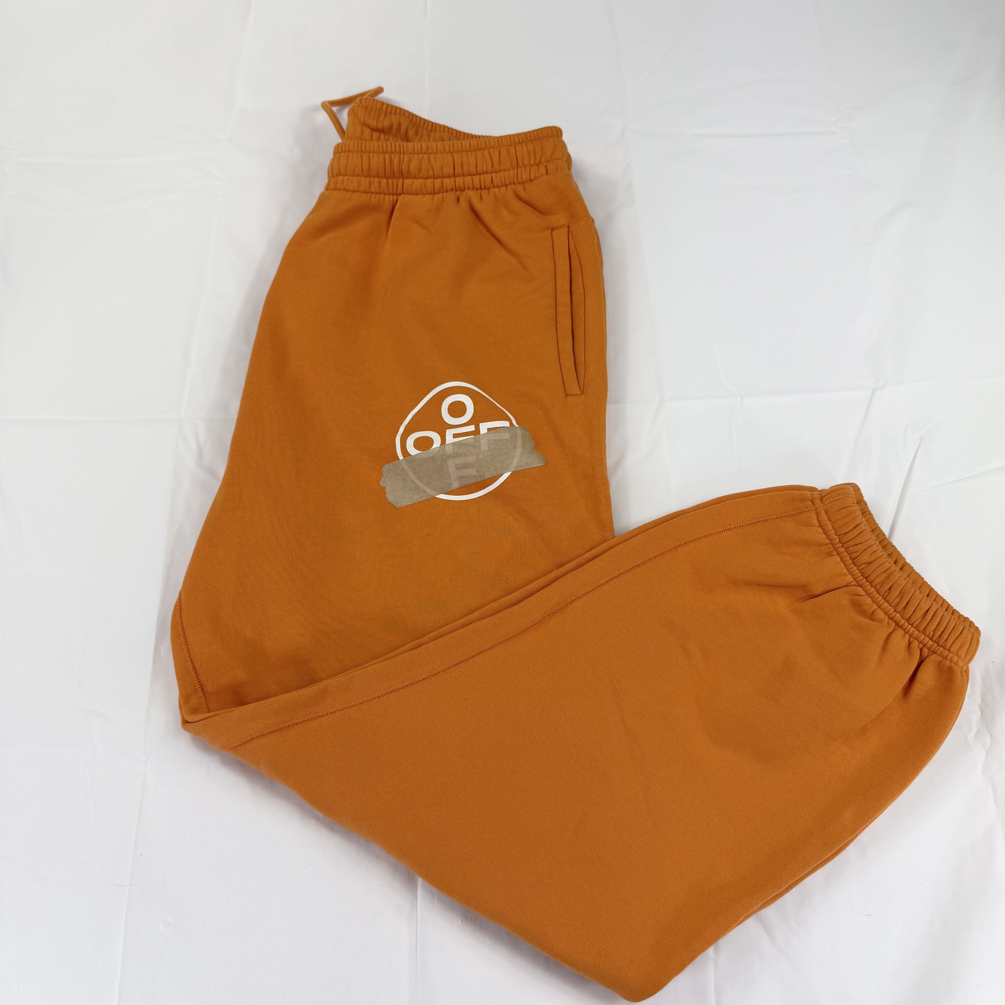 Off-White Off-White Orange Tape Diagonals Sweatpants Mens XXL Size US 40 / EU 56 - 2 Thumbnail