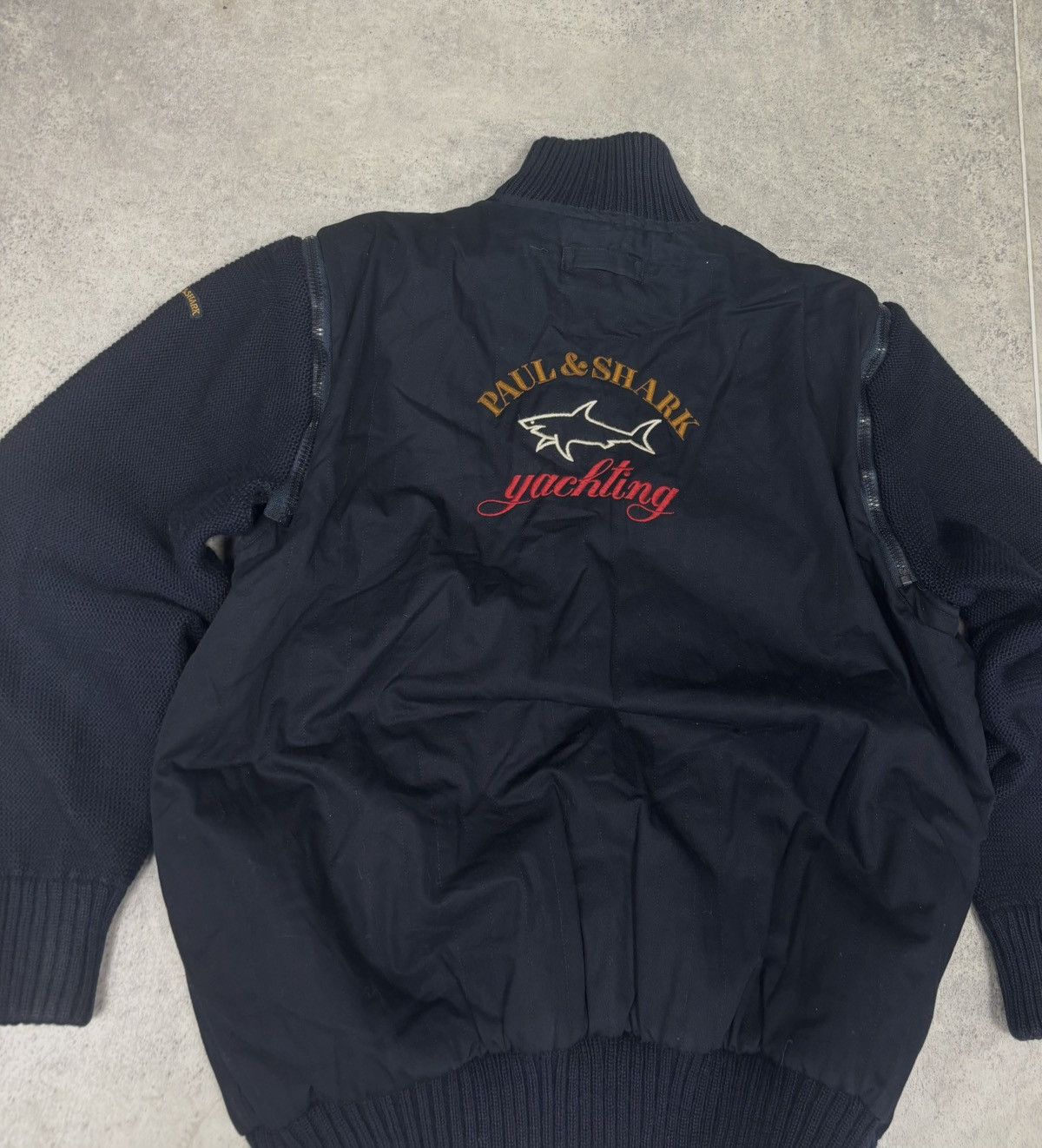 Paul & Shark Navy wool heavy bomber Size US L / EU 52-54 / 3 - 2 Thumbnail