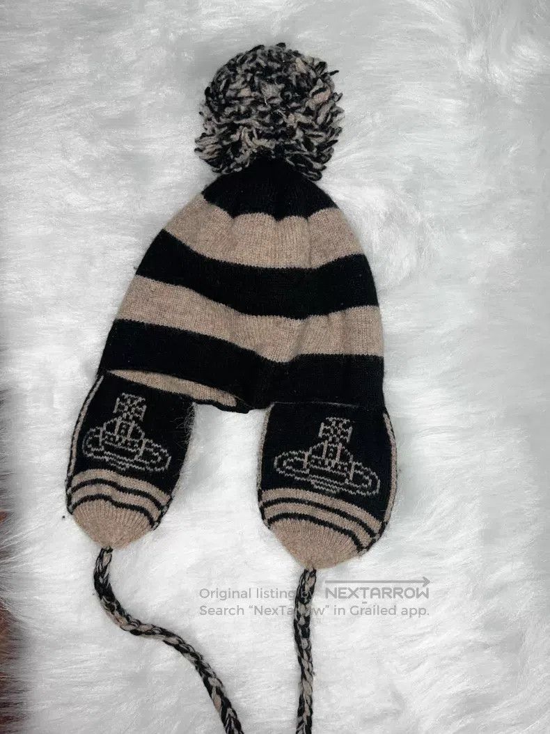 Vivienne Westwood Vivienne Westwood Knitted Ear Flap Hat Size ONE SIZE - 3 Thumbnail