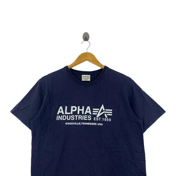 Alpha Industries Vintage ALPHA INDUSTRIES US Military Tee Shirt Size US L / EU 52-54 / 3 - 2 Thumbnail