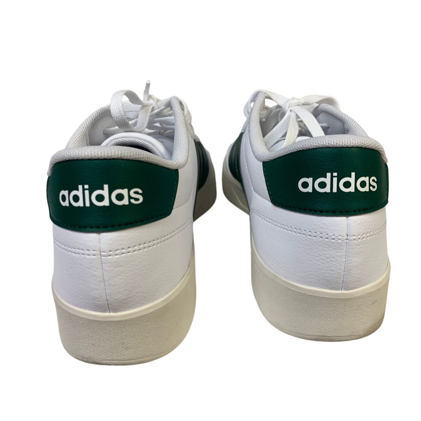 Adidas New In Box Adidas Men 10 White Faux Leather Breaknet Shoes Size US 10 / EU 43 - 6 Thumbnail