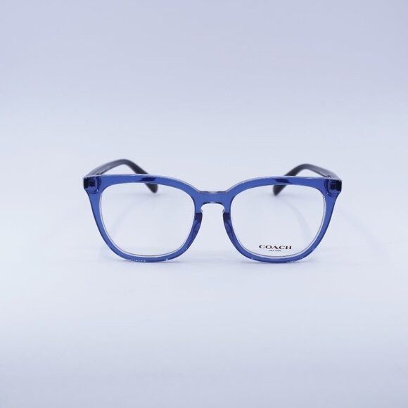 Coach Coach HC6222F 5787 Eyeglasses Blue 53mm Square Frame Size ONE SIZE - 3 Thumbnail