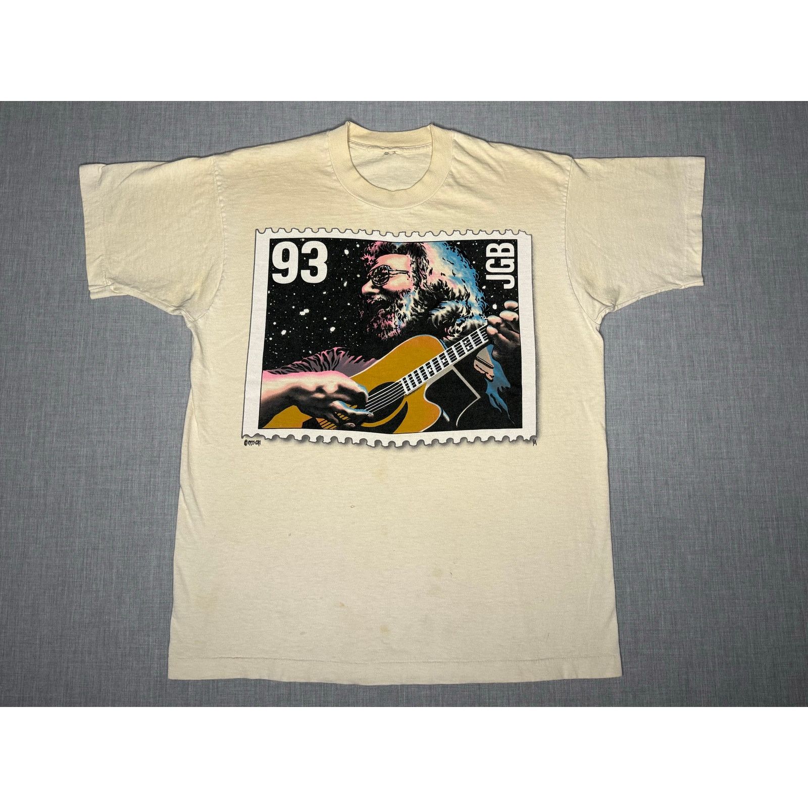 Grateful Dead × Vintage Vintage 1993 Jerry Garcia Band Grateful Dead Stamp T-shirt L Size US L / EU 52-54 / 3 - 1 Thumbnail