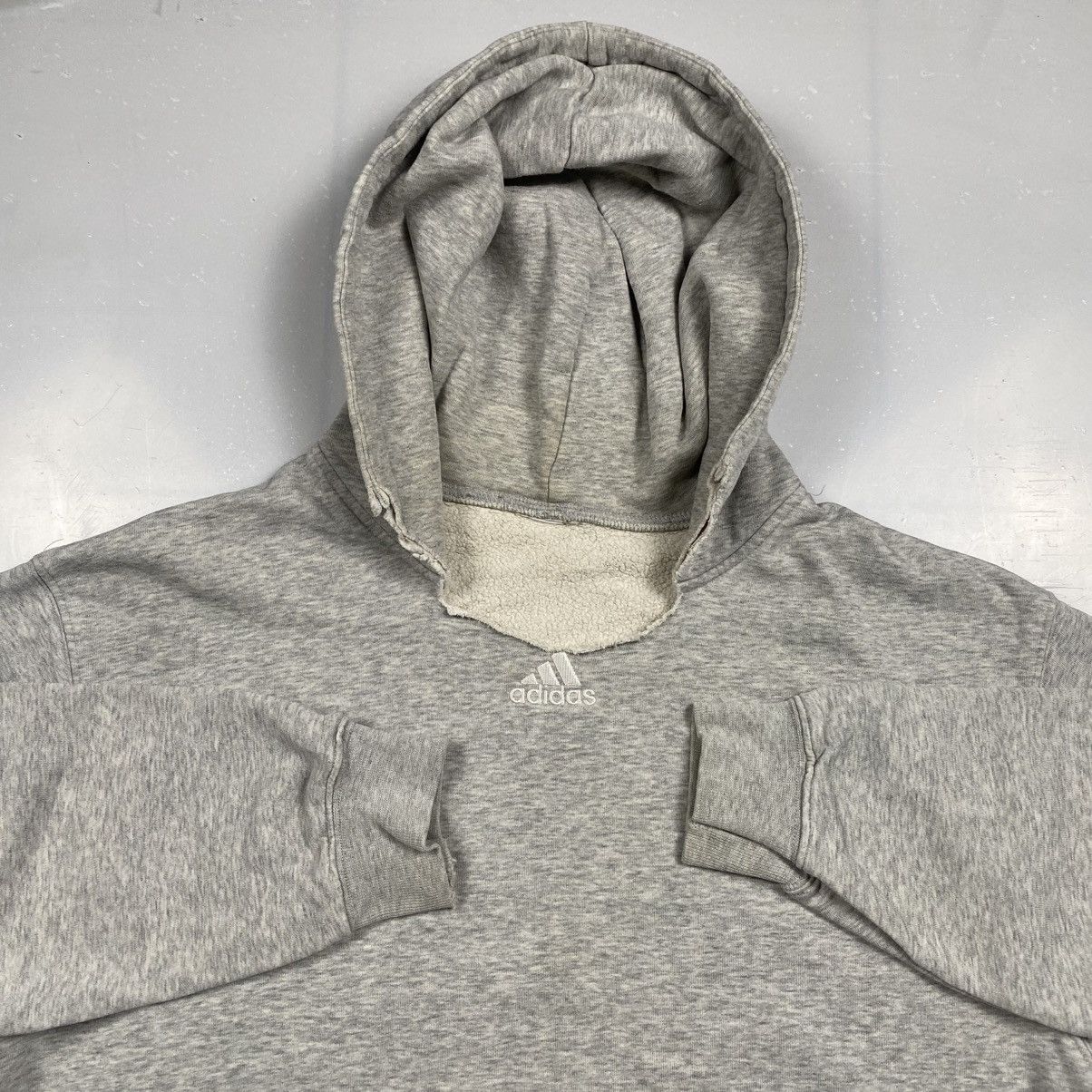 Adidas × Vintage Vintage y2k Adidas Center Logo Distressed Pullover Size US L / EU 52-54 / 3 - 2 Thumbnail