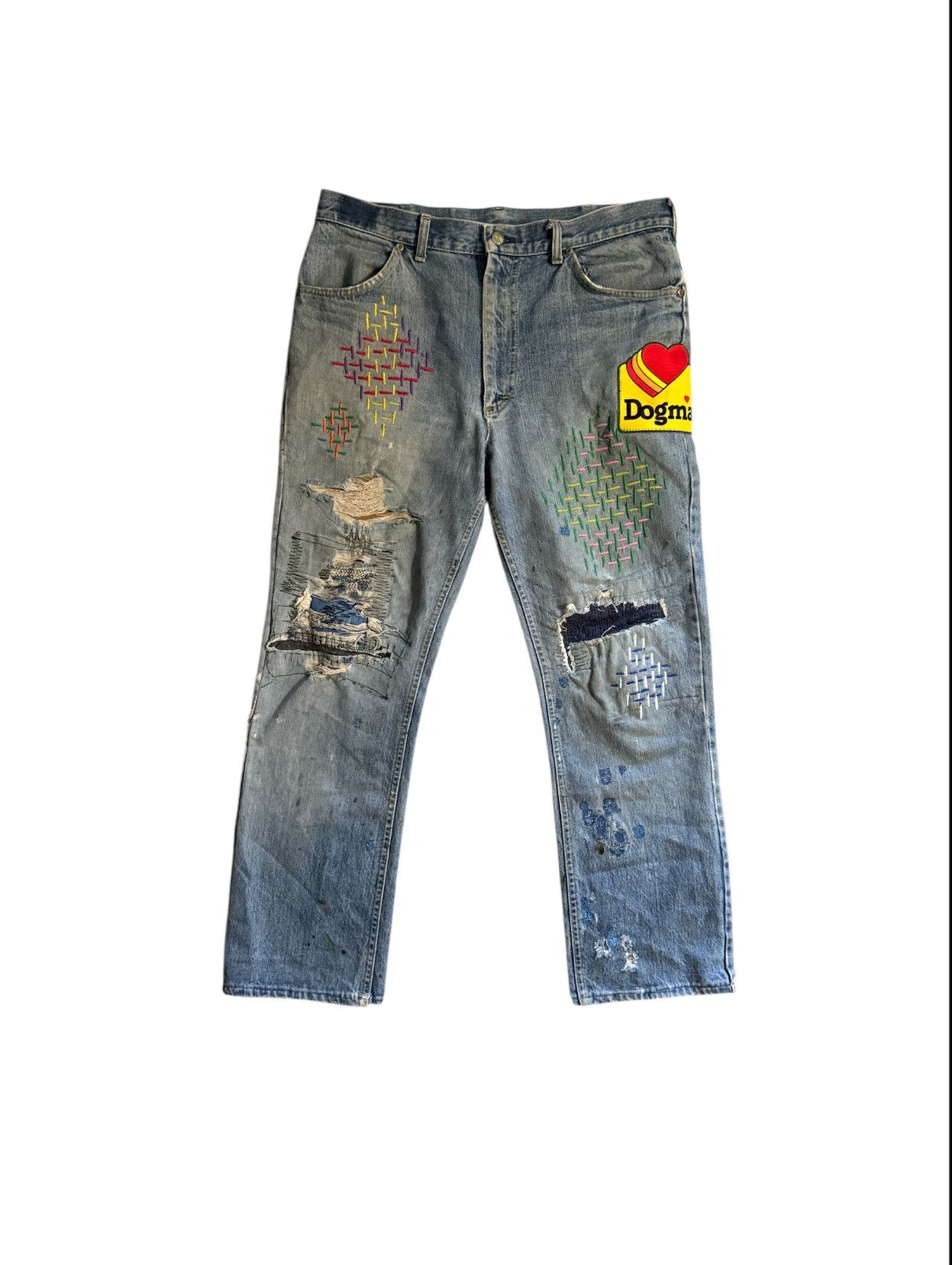 KentuckyBoyTyler Dogma V1 Mock Mend Jeans