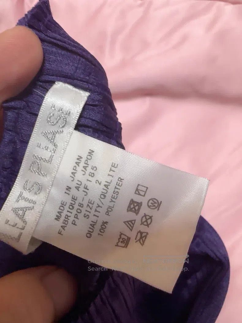 Issey Miyake Issey Miyake Purple Pants Size 25" / US 0 / IT 36 - 2 Thumbnail