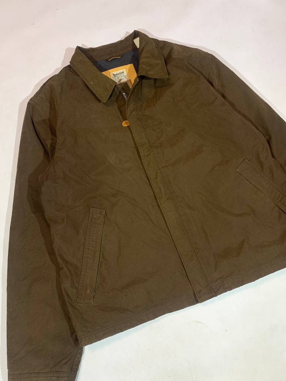 Timberland × Vintage Timberland Vintage Jacket Bomber Brown Size US XXL / EU 58 / 5 - 2 Thumbnail