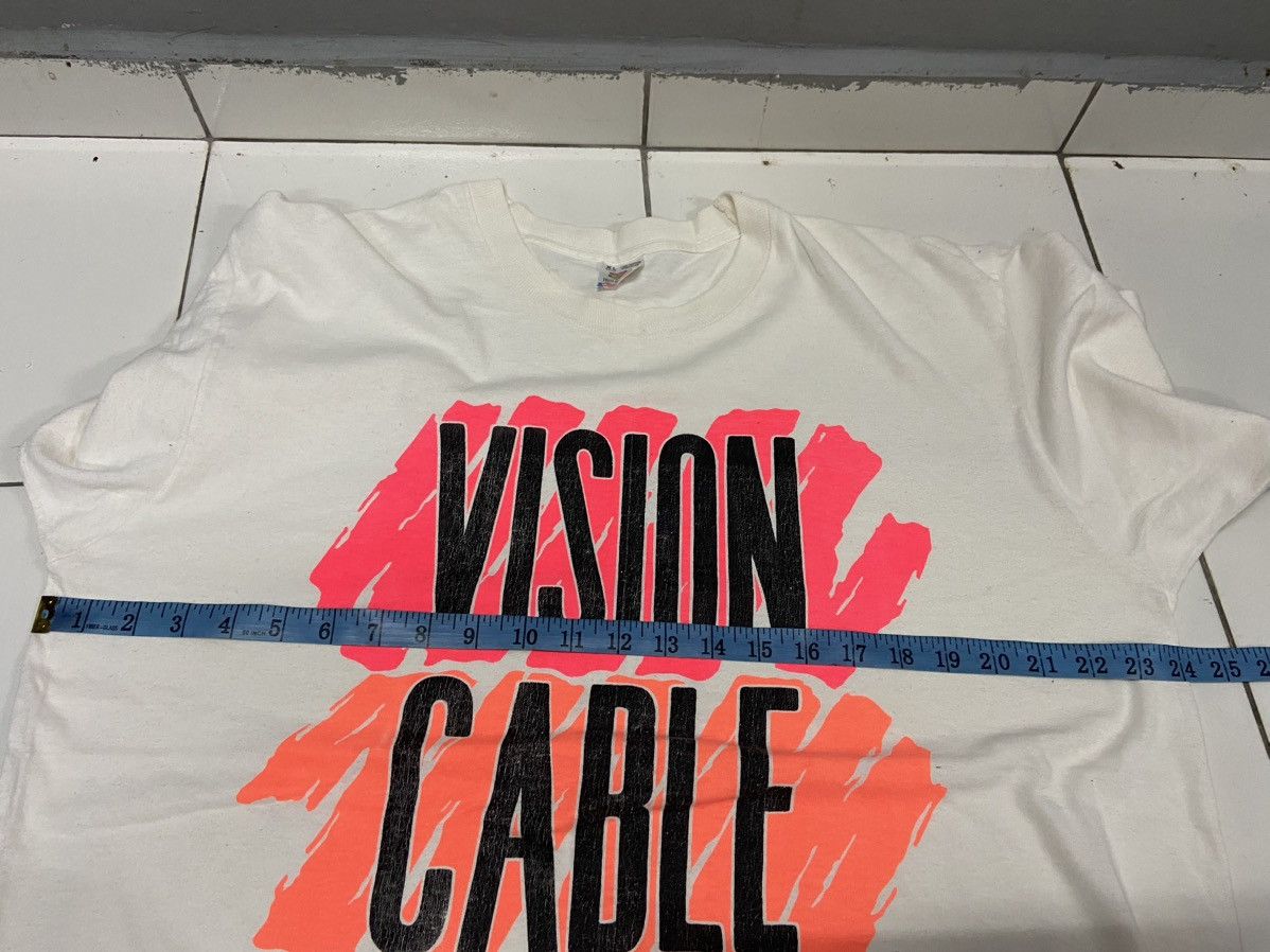 Vintage VINTAGE VISION CABLE THE ENTERTAINMENT PEOPLE TEE SHIRT Size US XL / EU 56 / 4 - 10 Thumbnail
