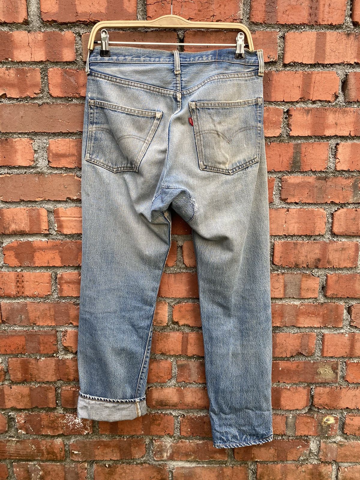 Levi's × Levi's Vintage Clothing × Vintage size 32x29 vintage levi's redline 80s distressed condition Size US 32 / EU 48 - 2 Thumbnail
