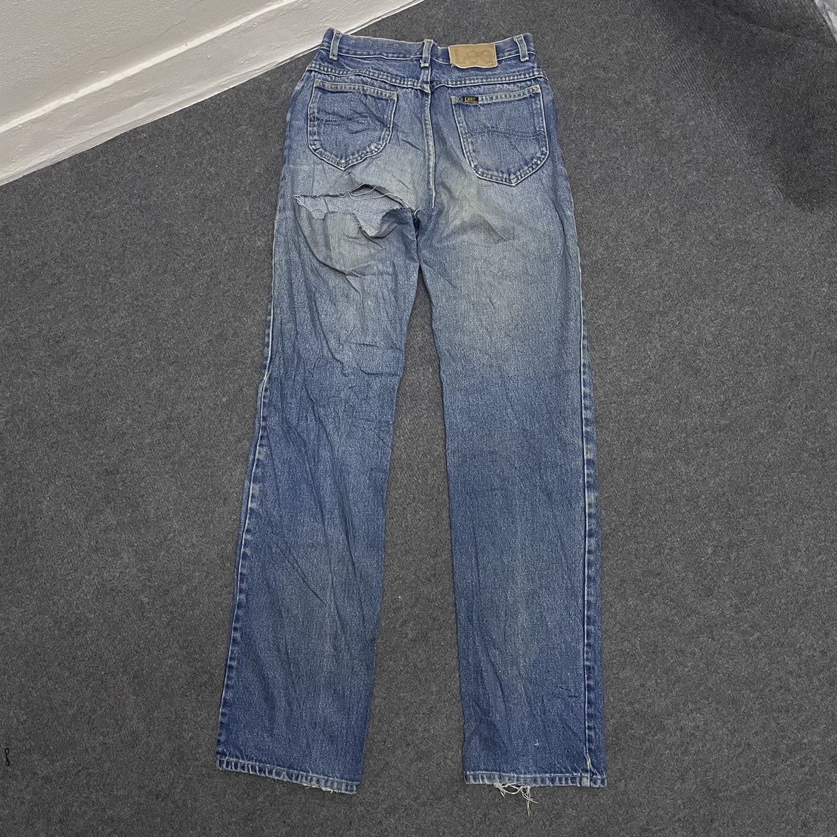 Lee × Vintage Vintage 1960s Lee Riders Jeans Talon 42 Zipper Single Stitch Size US 27 - 7 Thumbnail