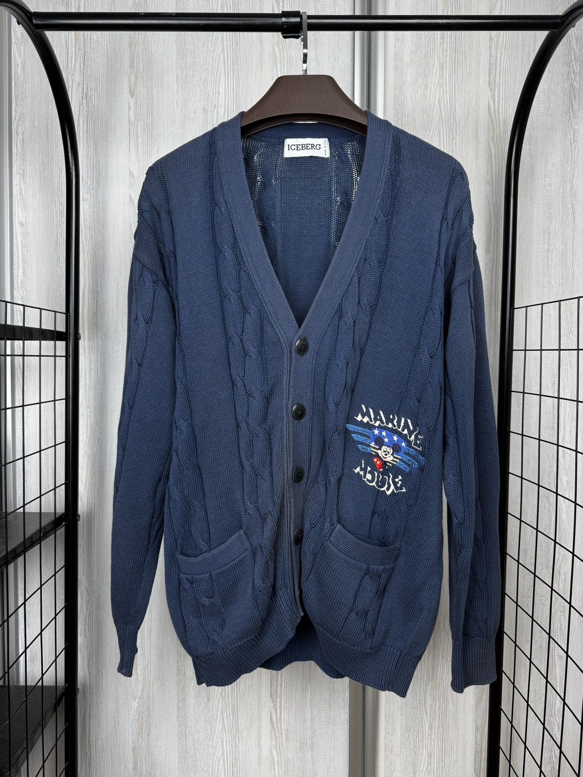 Disney × Iceberg Iceberg Cardigan Disney Goofy | Grailed