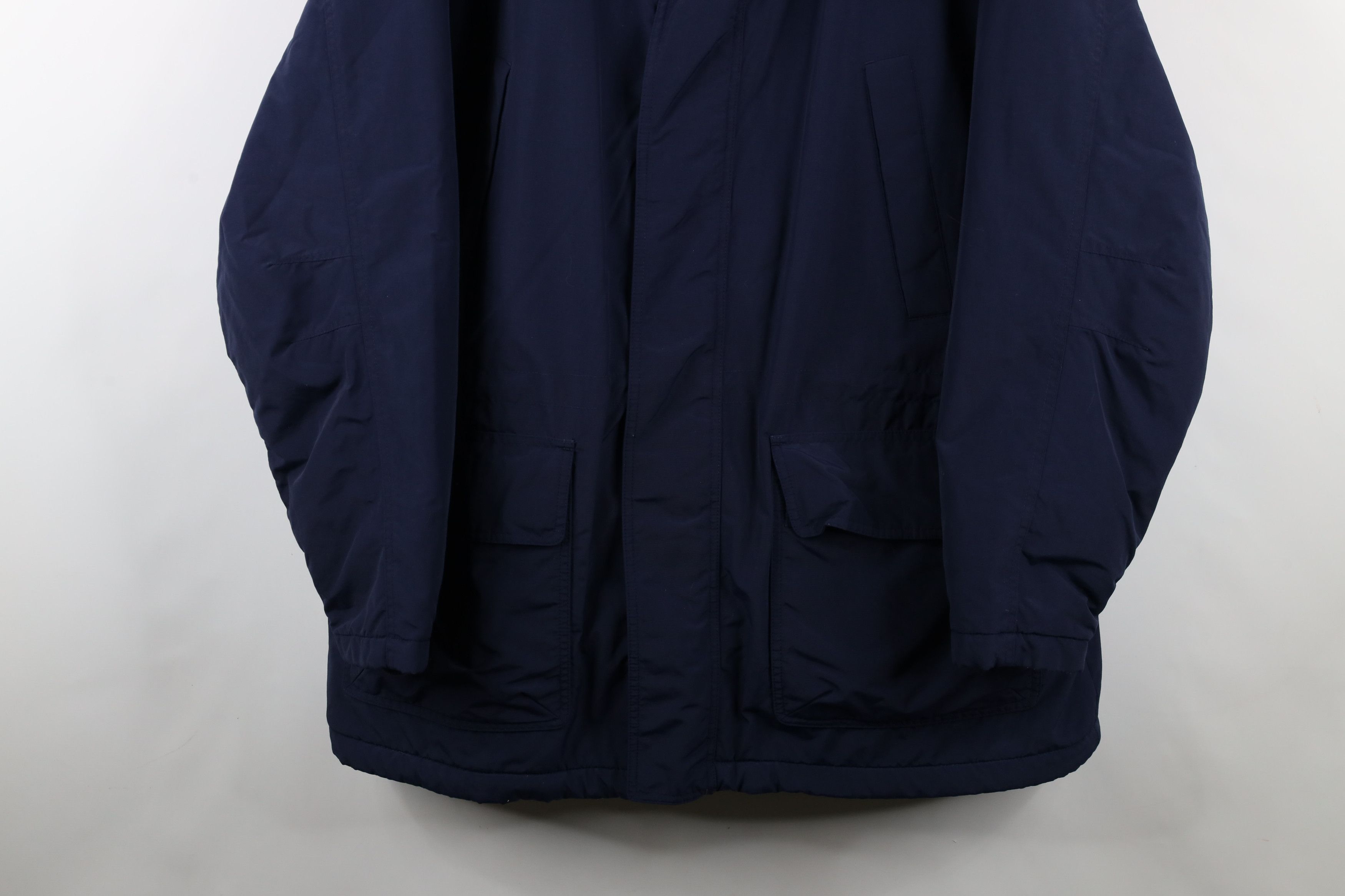 Lands' End × Vintage Vintage 90s Lands End Fleece Lined Hooded Chore Barn Jacket Size US XXL / EU 58 / 5 - 3 Thumbnail