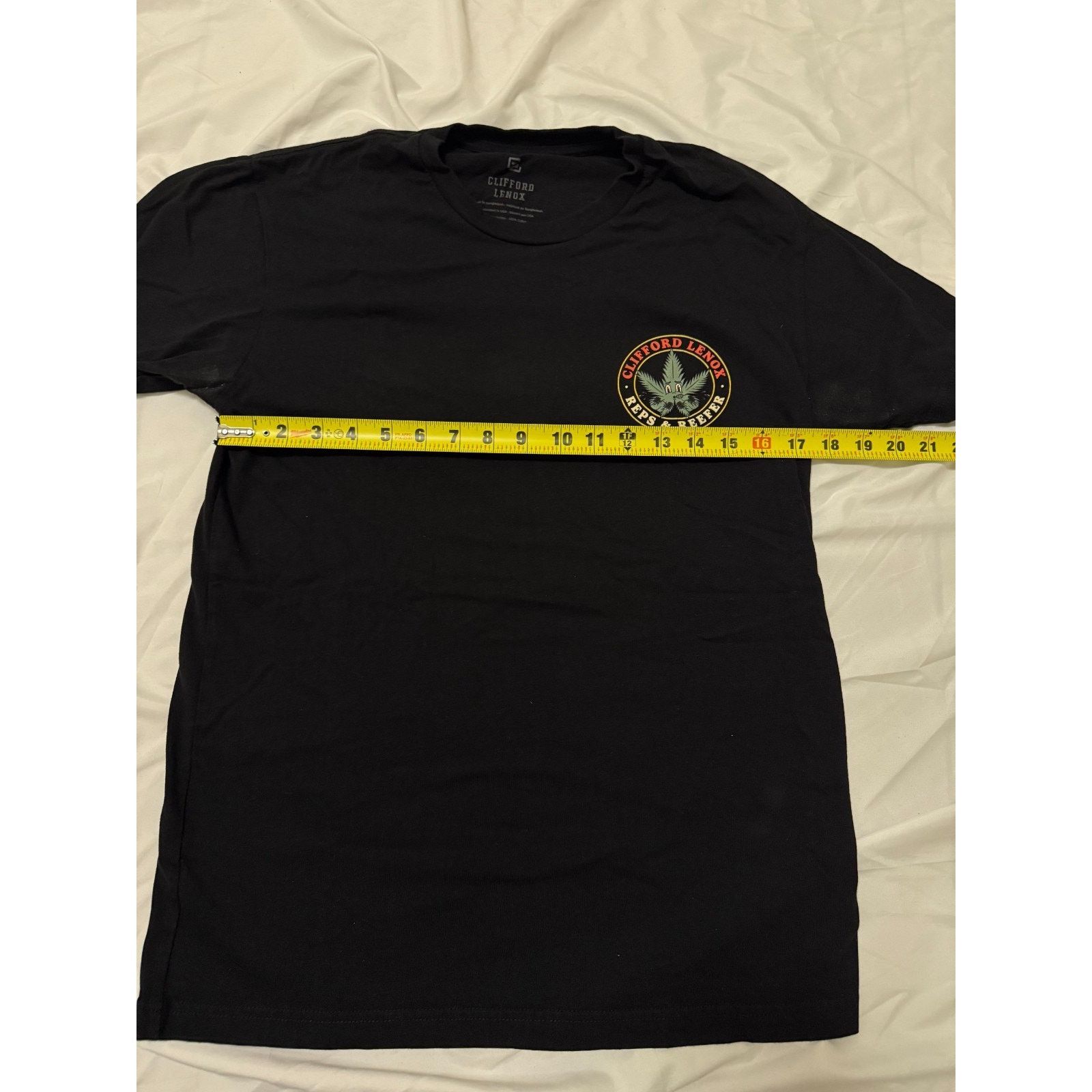 & Other Stories Clifford Lenox reps & reefer black tee men's medium Size US M / EU 48-50 / 2 - 3 Thumbnail