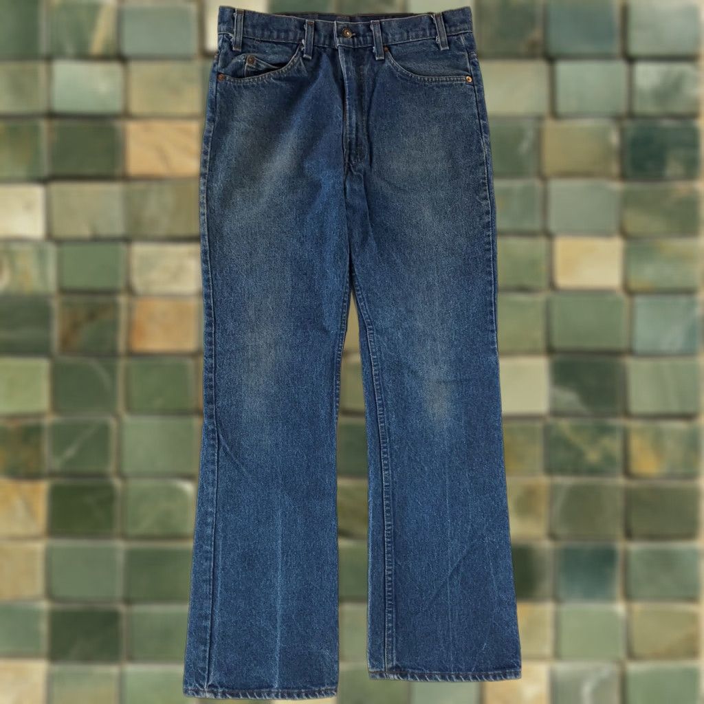 Levi's VINTAGE Levi's 517 Jeans Bootcut Blue Mens 32x31 Actual Orange Tab 80s 34x32 (32x31) Size US 32 / EU 48 - 1 Thumbnail