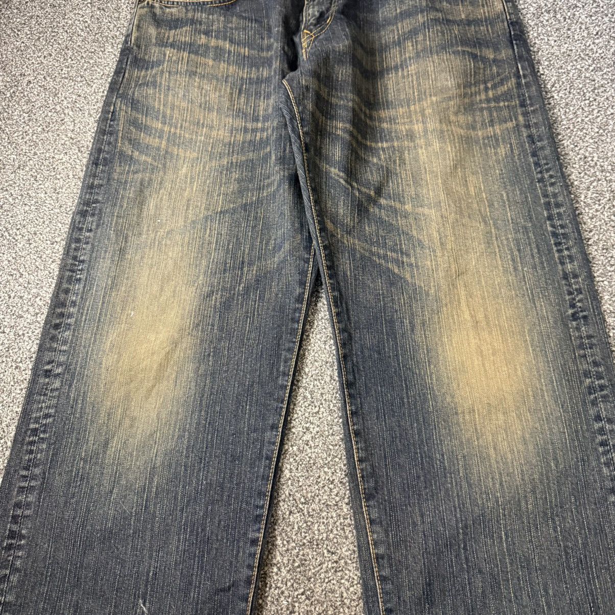 Seditionaries Vintage Baggy Japanese Rusty Edwin XV Hanging Denim Size US 34 / EU 50 - 4 Thumbnail