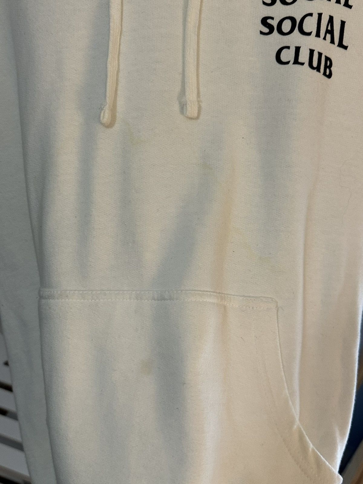 Anti Social Social Club Assc Logo White Hoodie Size XL Size US XL / EU 56 / 4 - 5 Thumbnail