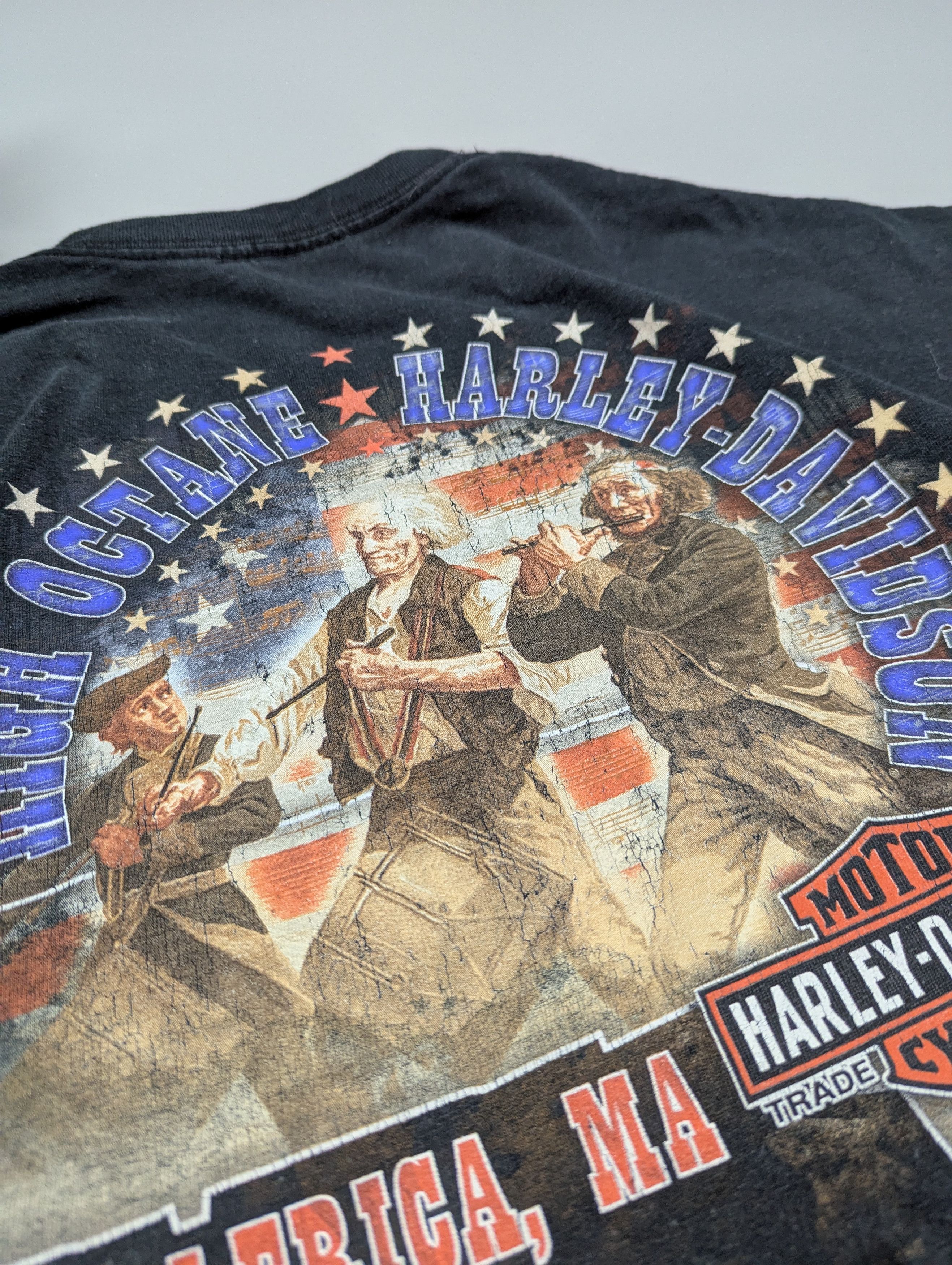 Bravado × Harley Davidson × Vintage Harley-Davidson Bravado T-Shirt USA Patriotic Biker Tee Size US L / EU 52-54 / 3 - 6 Thumbnail