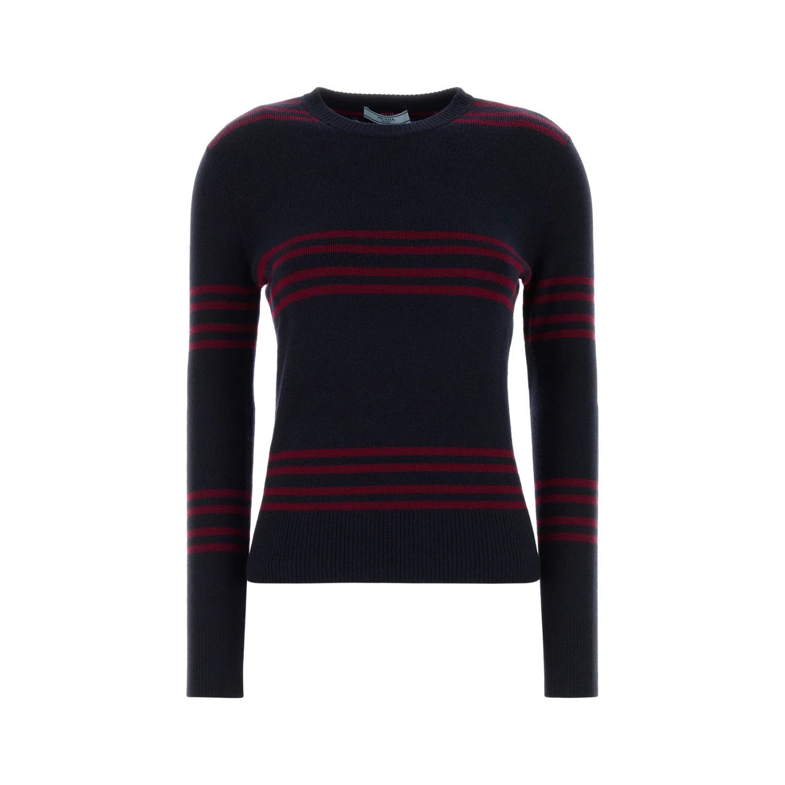 Prada PRADA Embroidered Wool Sweater New & Authentic (Women's size Size M / US 6-8 / IT 42-44 - 1 Thumbnail