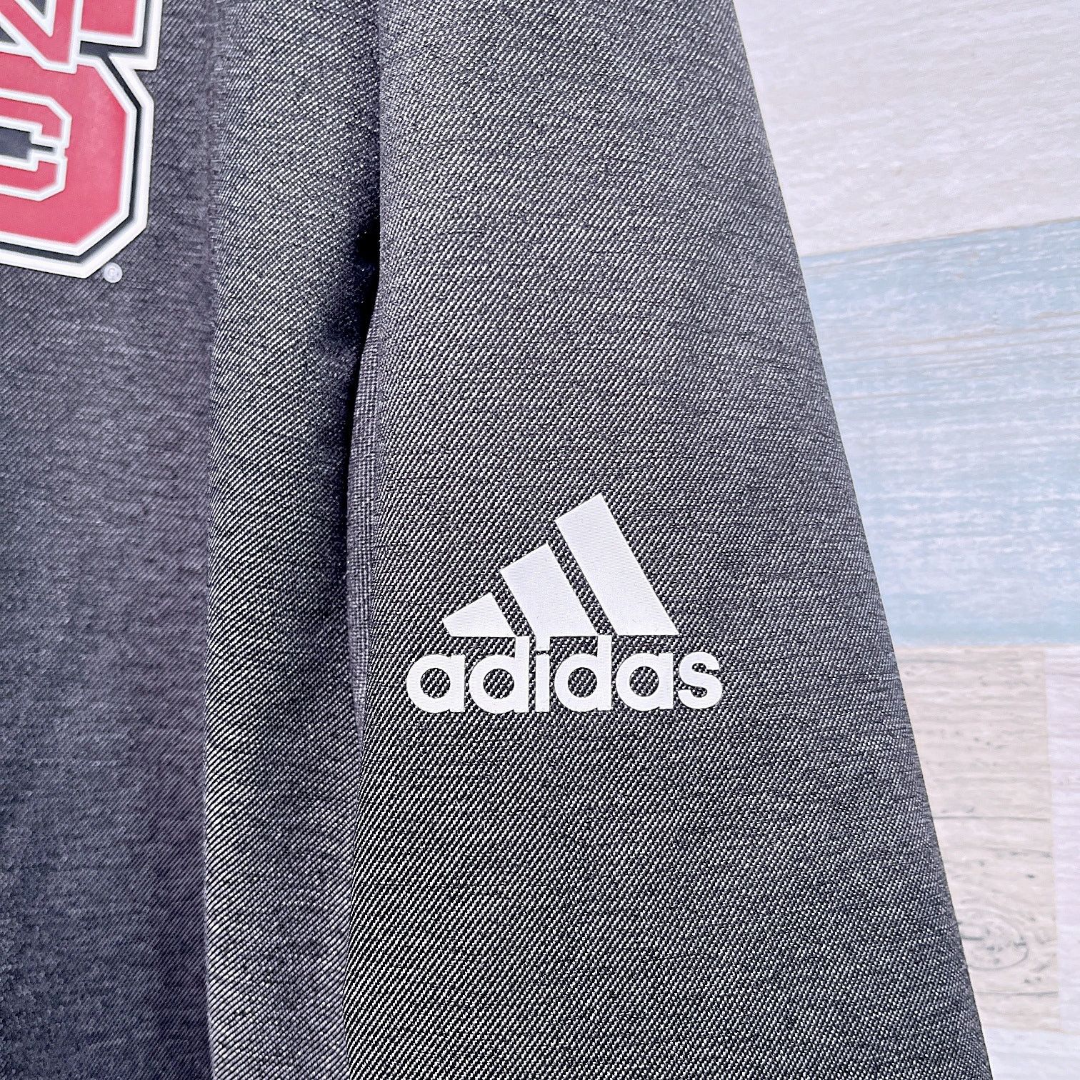 Adidas NC State Wolfpack On-Field Parka Jacket Gray Mens XLT Size US XL / EU 56 / 4 - 4 Thumbnail
