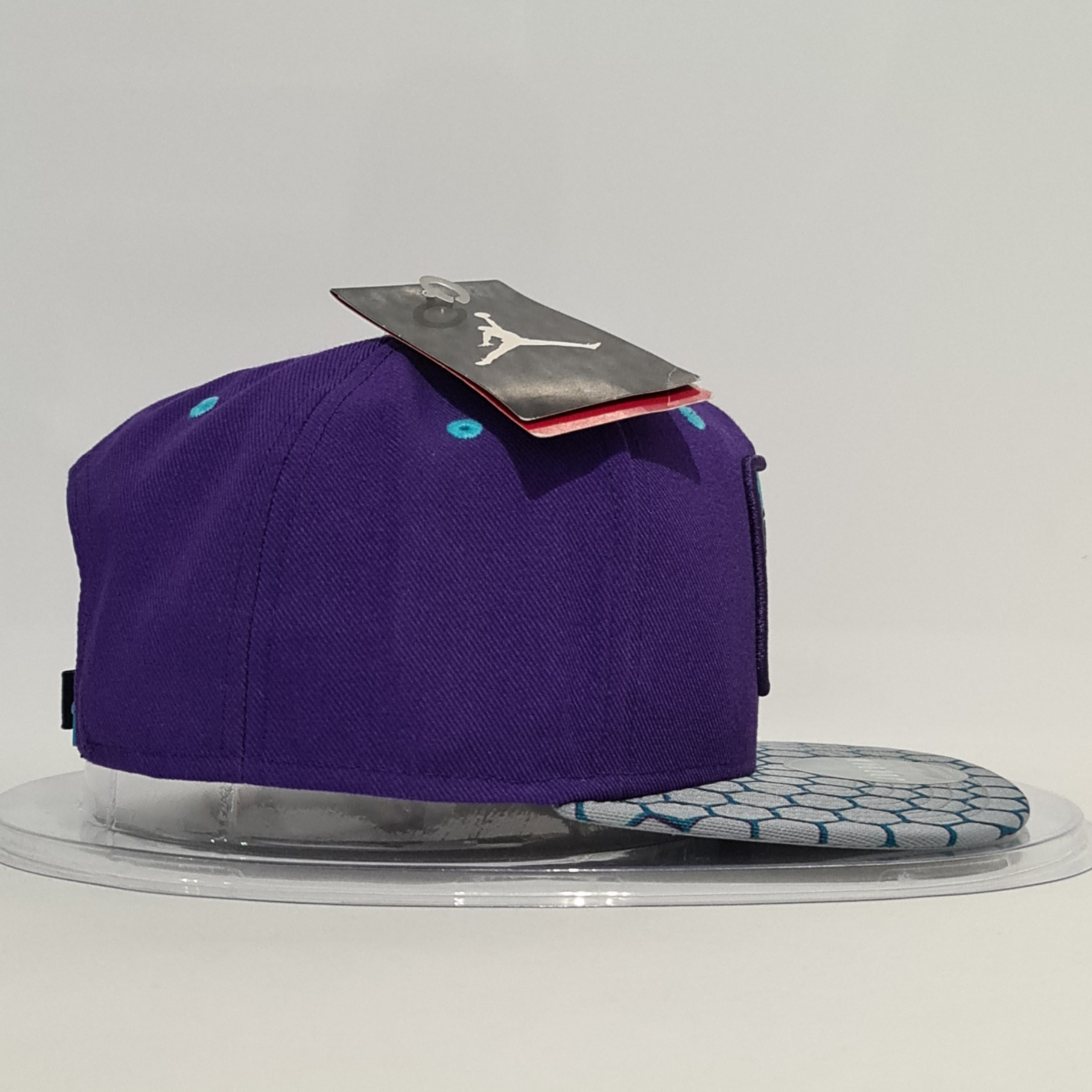 Jordan Brand Jordan Cap Snapback 'CNY Hornets' Purple/Grey Size ONE SIZE - 4 Thumbnail