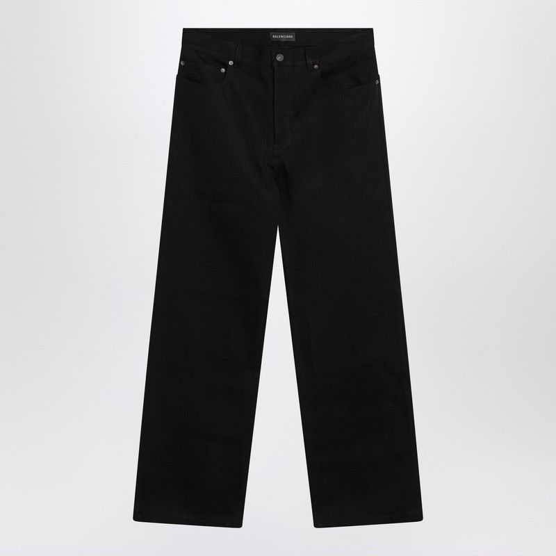 Balenciaga Balenciaga Black Cotton Denim Trousers Size US 32 / EU 48 - 1 Thumbnail