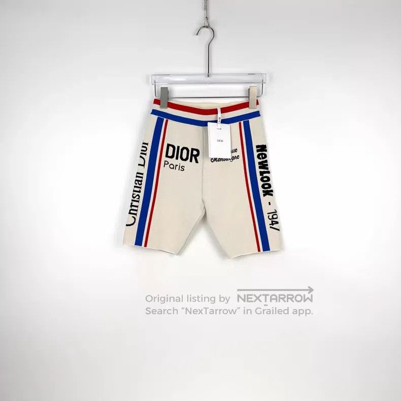 Dior Dior Beige letter cycling shorts Size 42" / US 20 - 3 Thumbnail