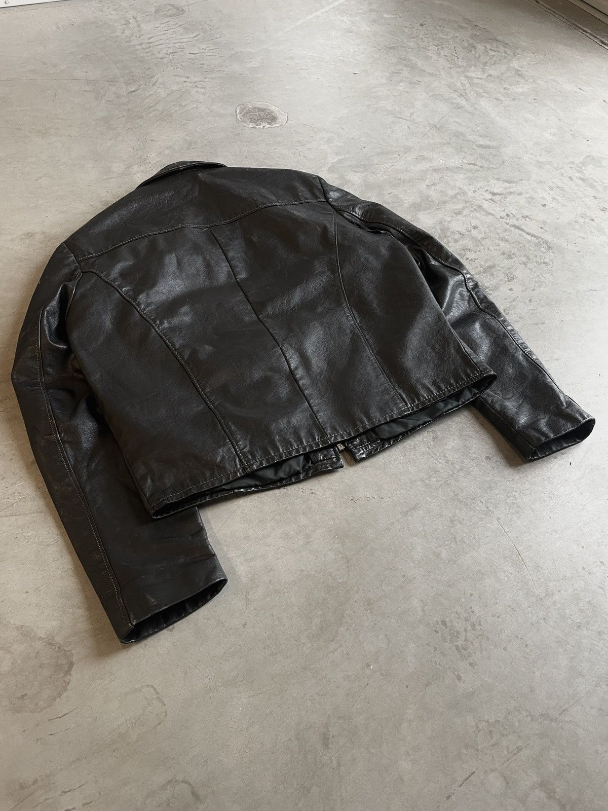 Vintage Vintage Slim Leather Jacket Size US M / EU 48-50 / 2 - 3 Thumbnail