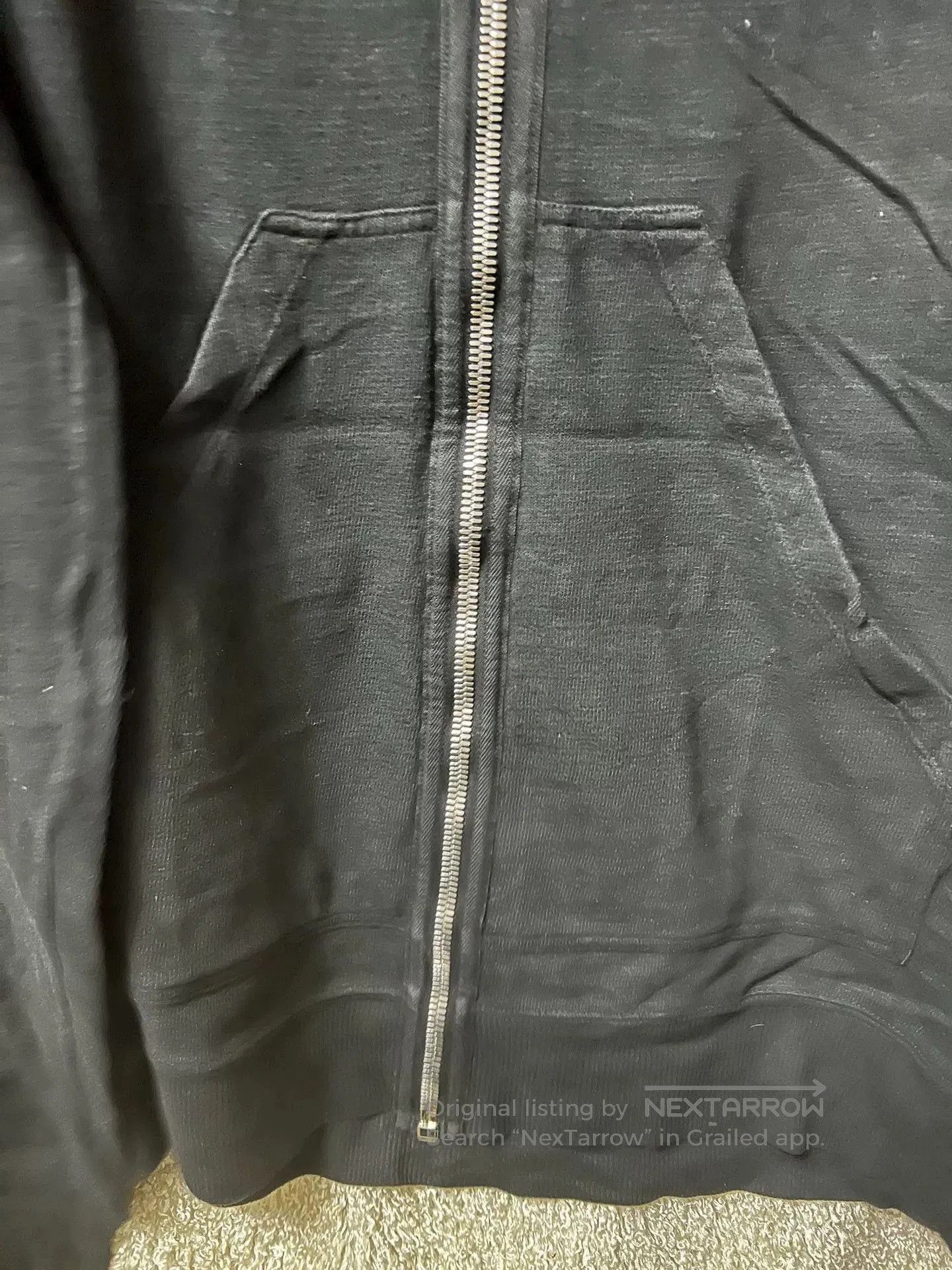 Rick Owens Rick Owens Men's Ninja Zip Hoodie. Size US L / EU 52-54 / 3 - 2 Thumbnail
