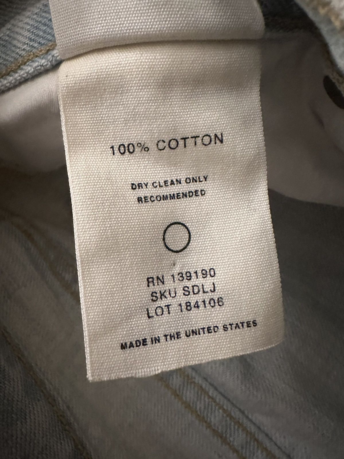 Fear of God Fear of God Light Blue Selvedge Denium Size US 30 / EU 46 - 5 Thumbnail