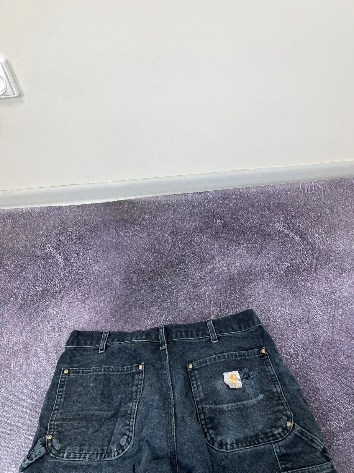Carhartt Vintage 90s Carhartt Double Knee Faded Work Baggy Pants Size US 33 - 17 Thumbnail