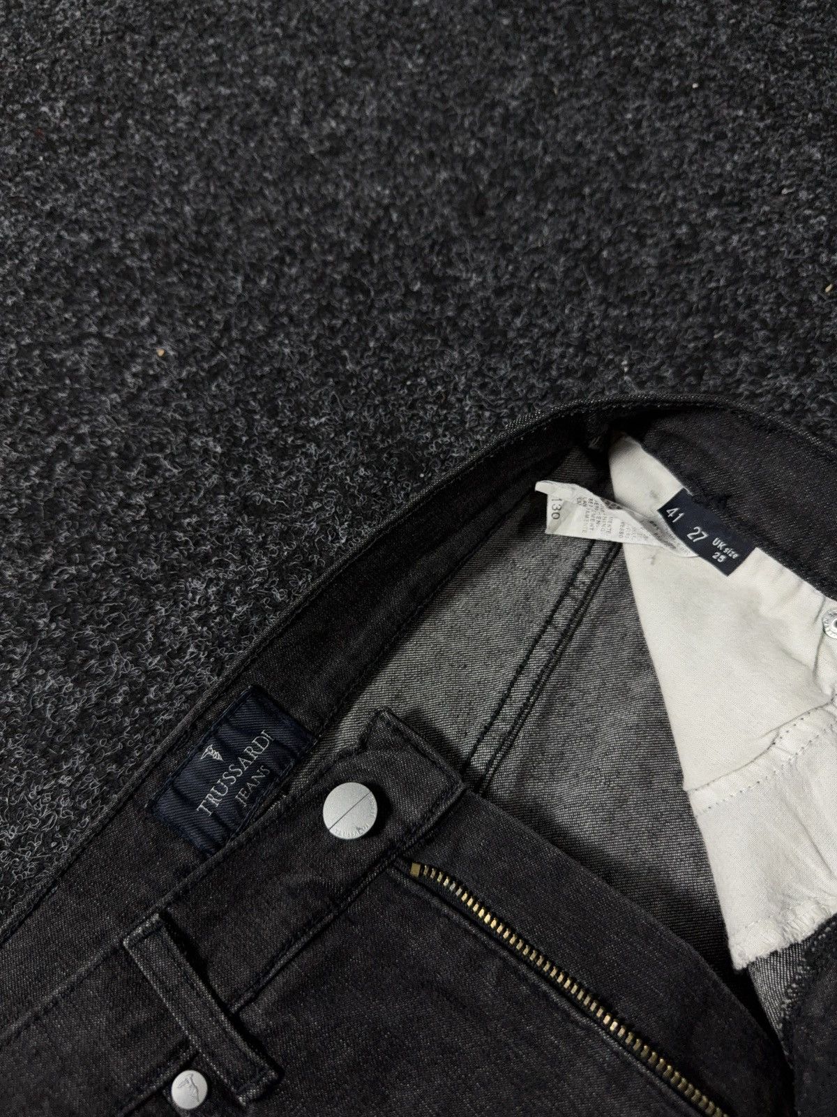 Designer × Trussardi × Vintage Vintage Archive Flared Trussardi Jeans pants womens Size 27" / US 4 / IT 40 - 7 Thumbnail
