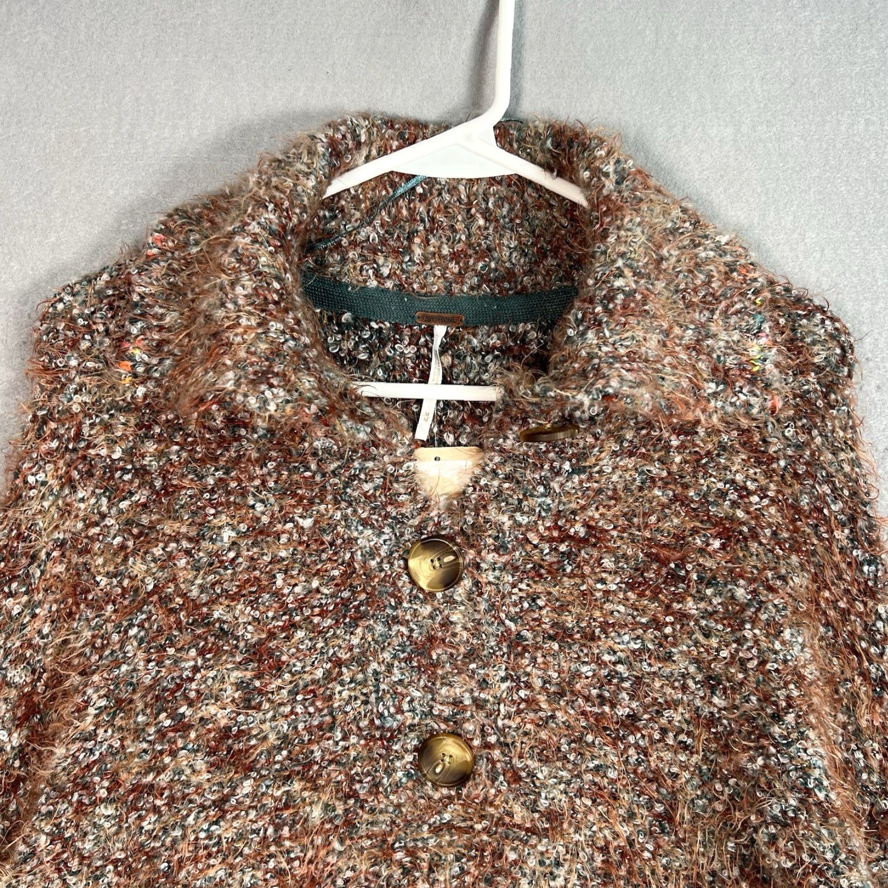 Free People Free People Pullover Sweater M Adult Womens Oversized Brown Knit Slouchy Cozy 90s Lagenlook Size M / US 6-8 / IT 42-44 - 4 Thumbnail
