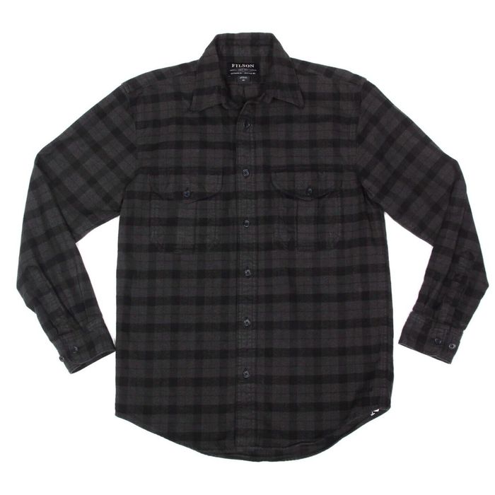 Filson CC Filson Alaskan Guide Shirt Men's Heather Gray/Black Plaid Grailed