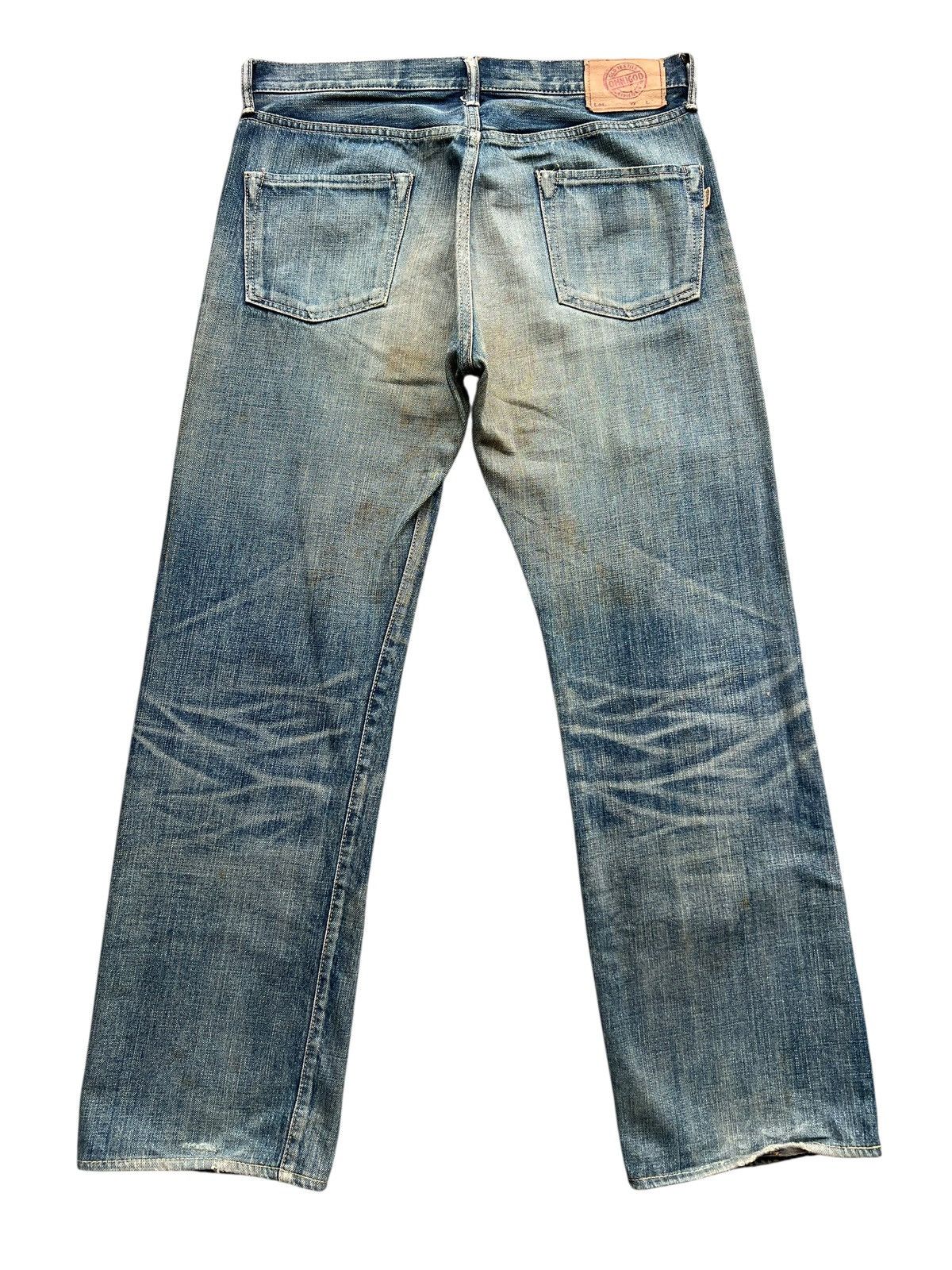 OMNIGOD Vintage Omnigod Selvedge Mudwash Distressed Denim Jeans 34 Size US 34 / EU 50 - 3 Thumbnail