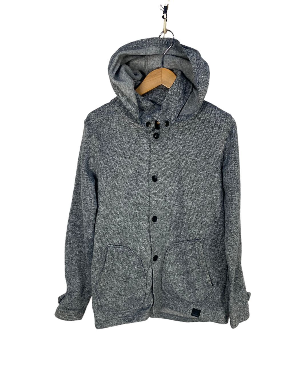 image of Mossimo Unisex Massimo Hoodie Jacket in Grey, Men's (Size Small)