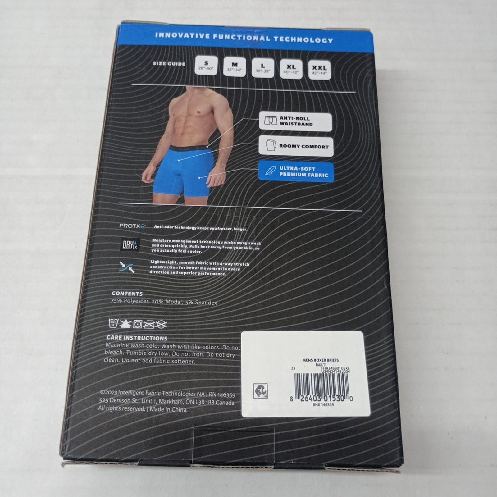 Other Threads Men's Underwear 6" Boxer Briefs 3-Pack Size XL 40-42 Size 42 - 4 Thumbnail