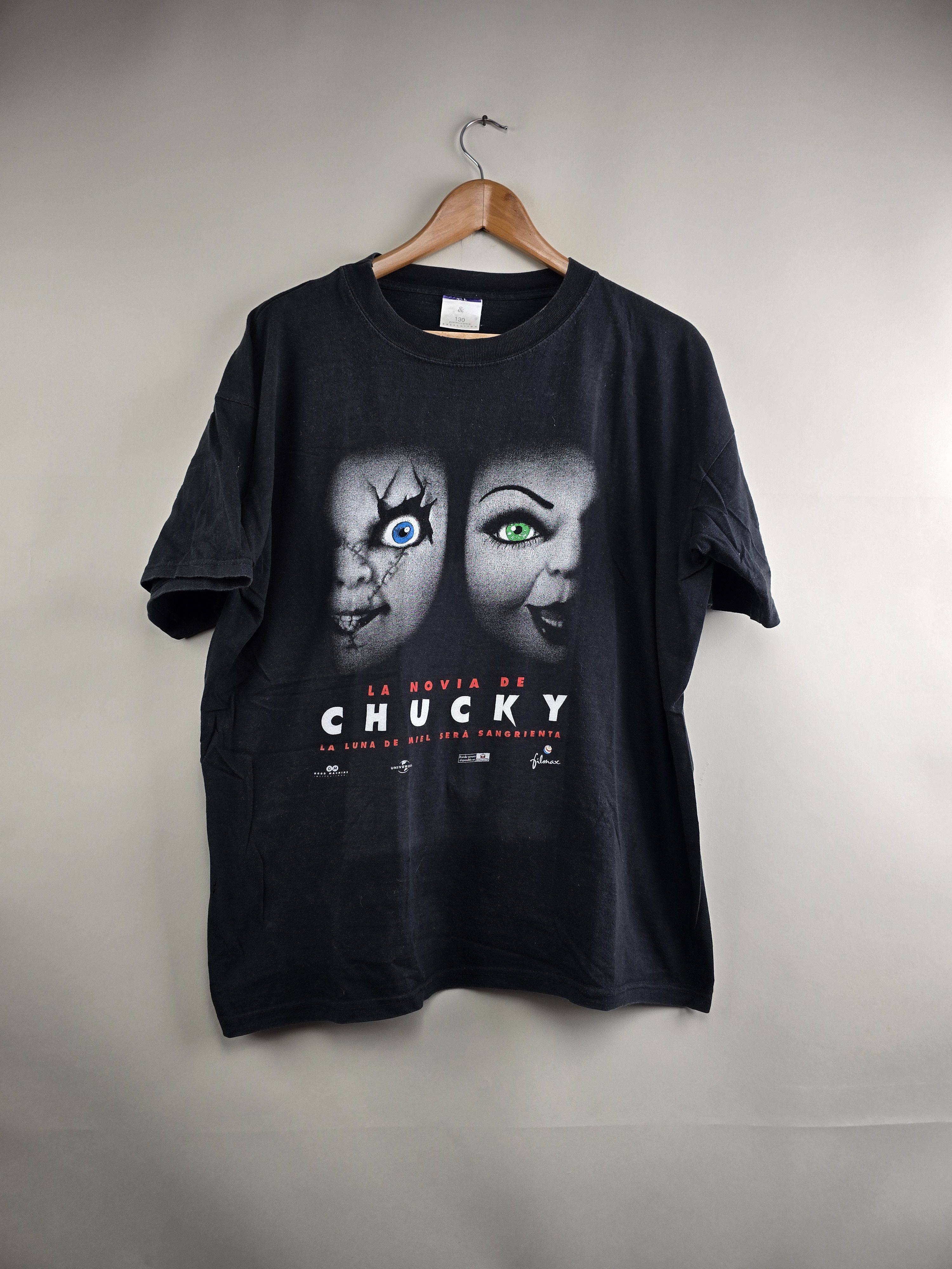 Vintage 1998 Chucky Chucky's Bride Horror Movie tee XL 23" 27" Size US XL / EU 56 / 4 - 1 Thumbnail