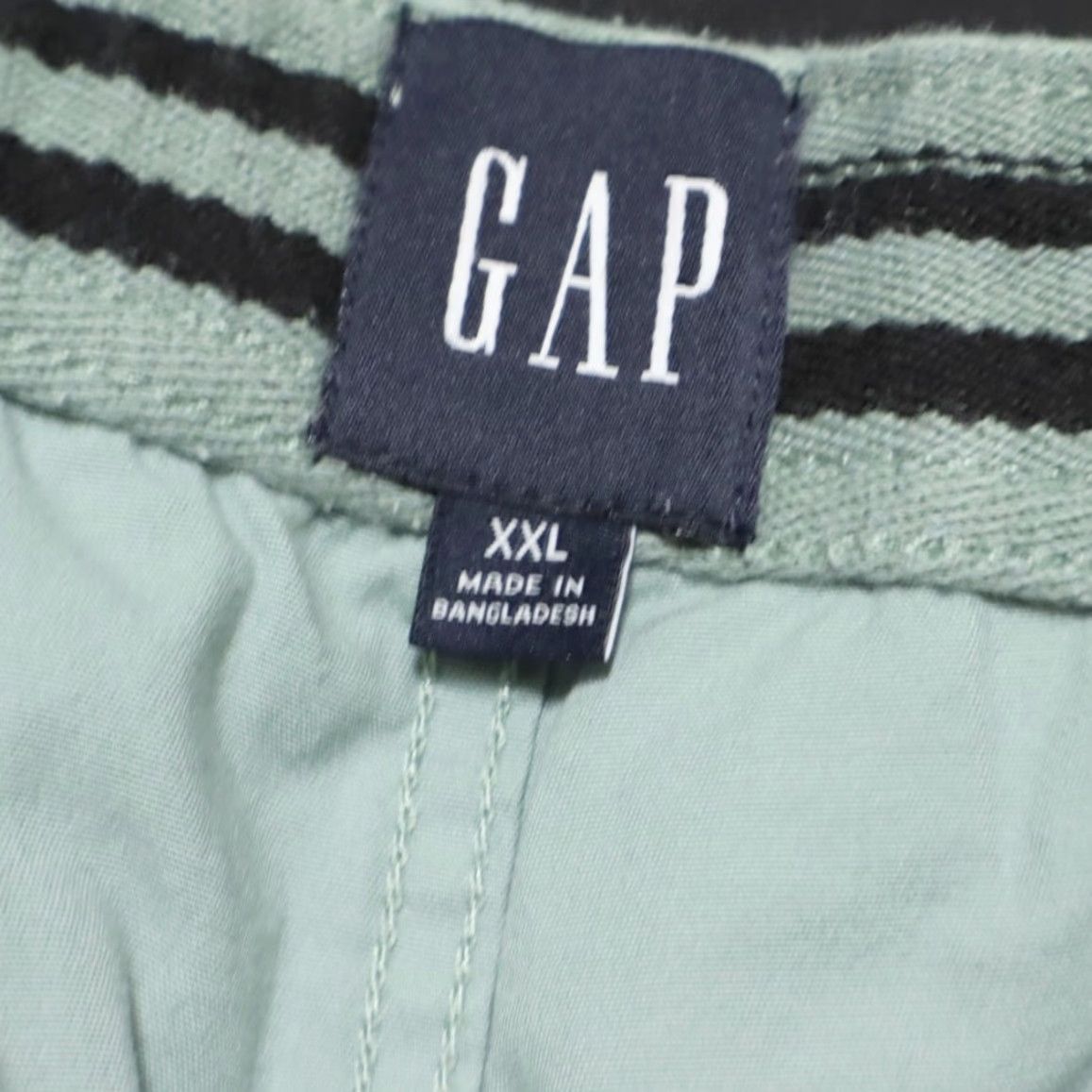 Gap Gap Stretch Pull On Cotton Twill Chino Shorts Green Men's 2XL Size US 39 - 4 Thumbnail