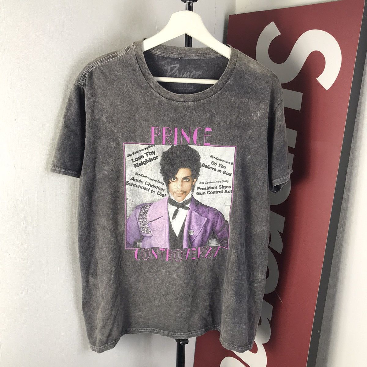 Band Tees × Prince × Vintage Prince Controversy acidwash Tour 2004 Ever T-Shirt Size US L / EU 52-54 / 3 - 1 Thumbnail