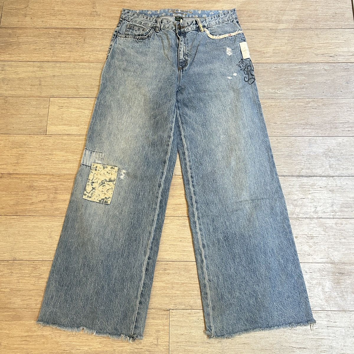 Polo Ralph Lauren Ralph Lauren Denim Pants baggy 10 Y2K Size 32" / US 10 / IT 46 - 1 Thumbnail