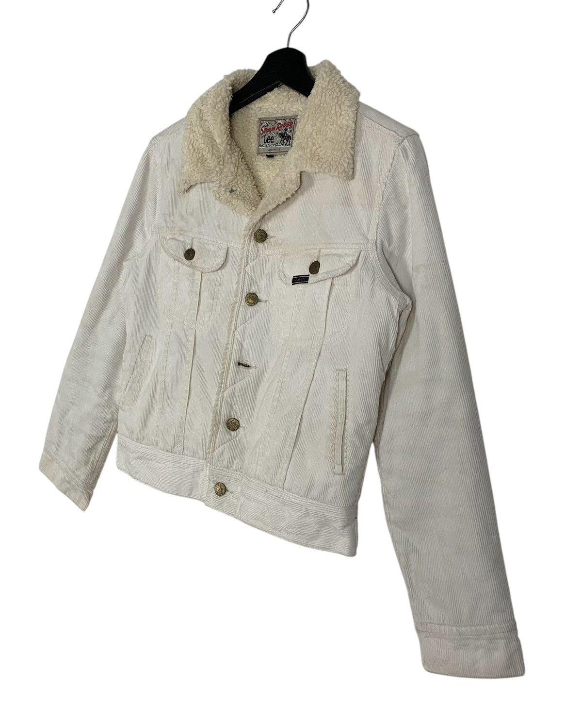 Lee × Vintage Lee Storm Rider Clothing Sherpa StreetWear Corduroy Jacket Size S / US 4 / IT 40 - 4 Thumbnail