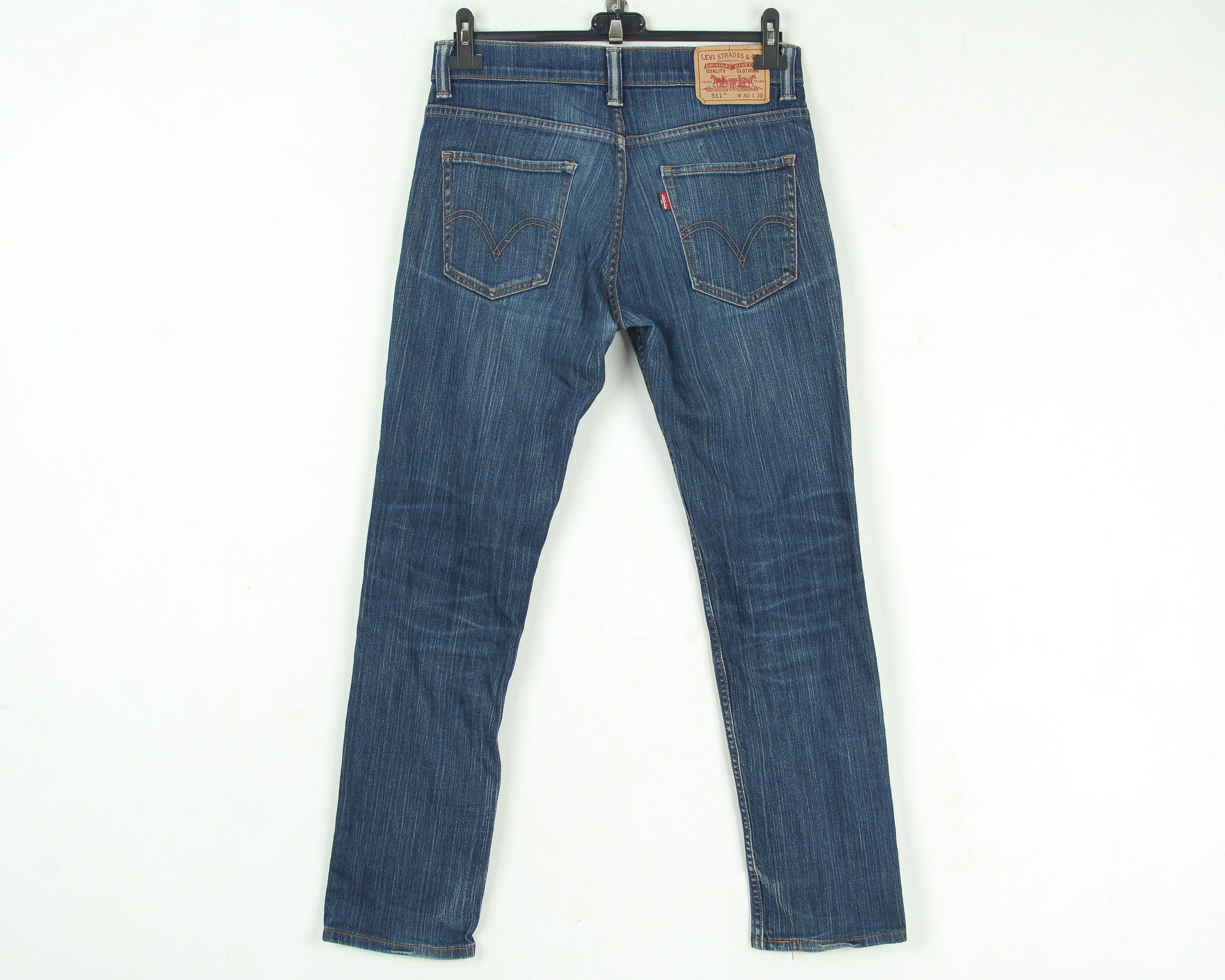 Levi's 511 Mens W30 L30 Slim Fit Skinny Jeans Denim Pants Trousers Size US 30 / EU 46 - 8 Thumbnail