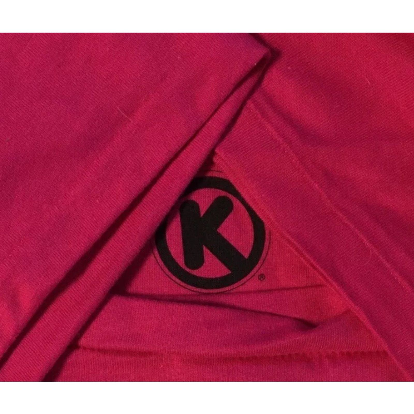 GAS VINTAGE 90s Circle K Promo Shirt XL USA Pink T-Shirt Men Short Sleeve Size US XL / EU 56 / 4 - 5 Thumbnail