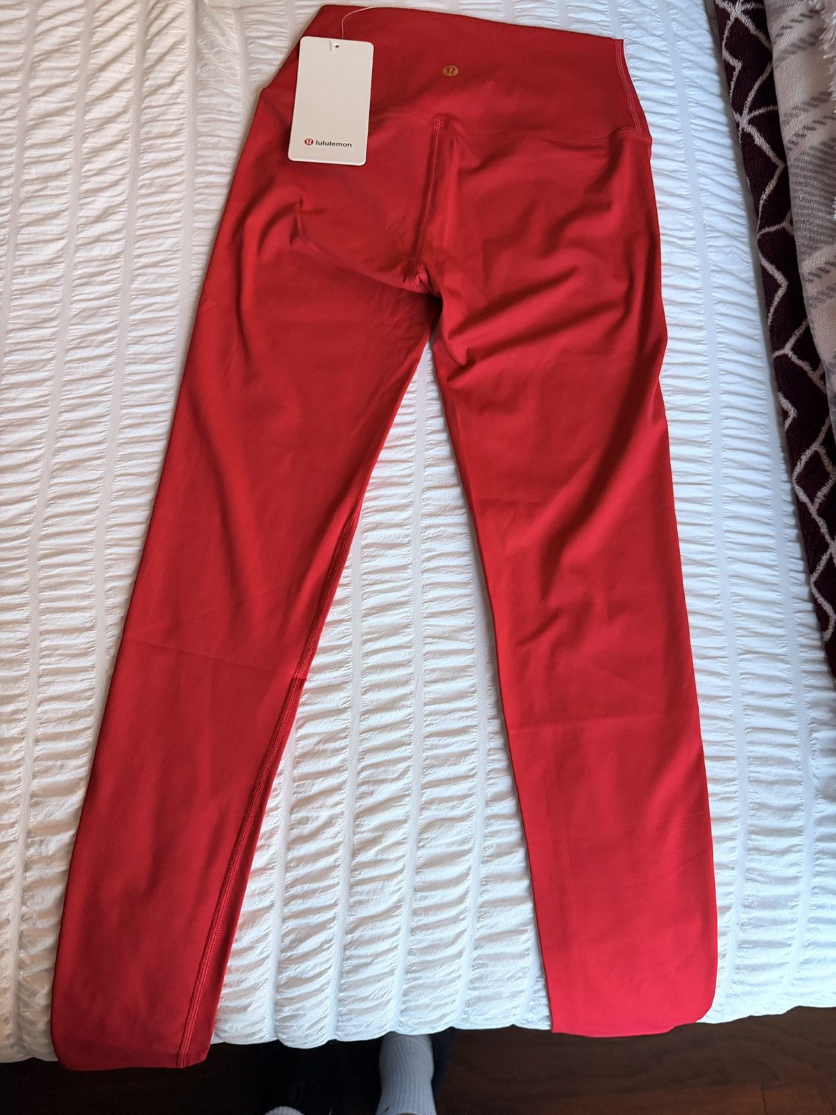 Lululemon Cropped Red Lululemon Set Size:4 Size S / US 4 / IT 40 - 4 Thumbnail
