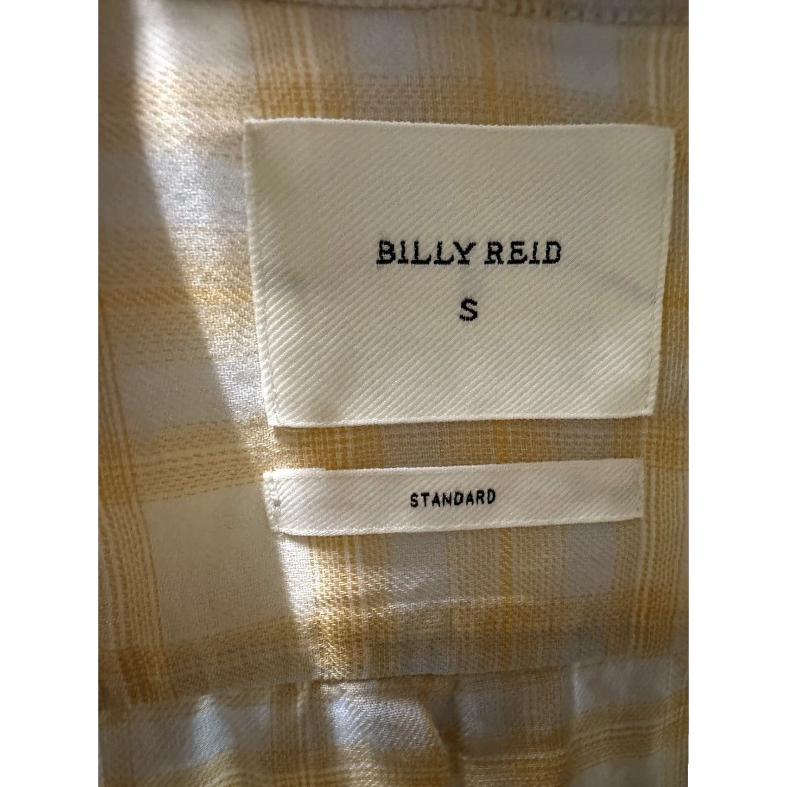 Billy Reid **BILLY REID Men's Standard Cut Orange Plaid Button Up Shirt Size Small** User: **BILLY REID Men's Orange Plaid Button Up Shirt Size Small** Size US S / EU 44-46 / 1 - 3 Thumbnail