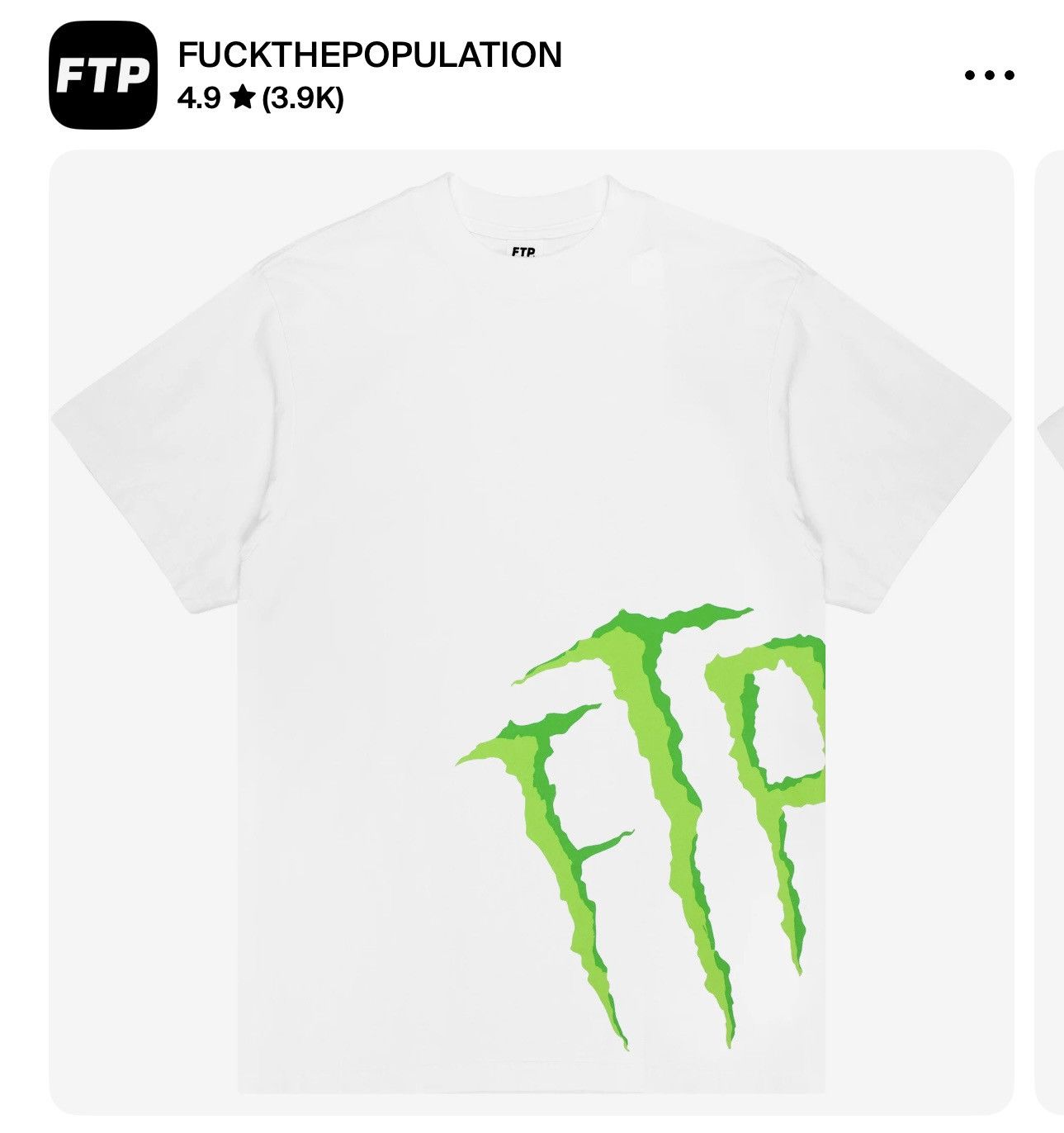 Fuck The Population × G59 Records × Supreme Ftp monster Size US XXL / EU 58 / 5 - 3 Thumbnail