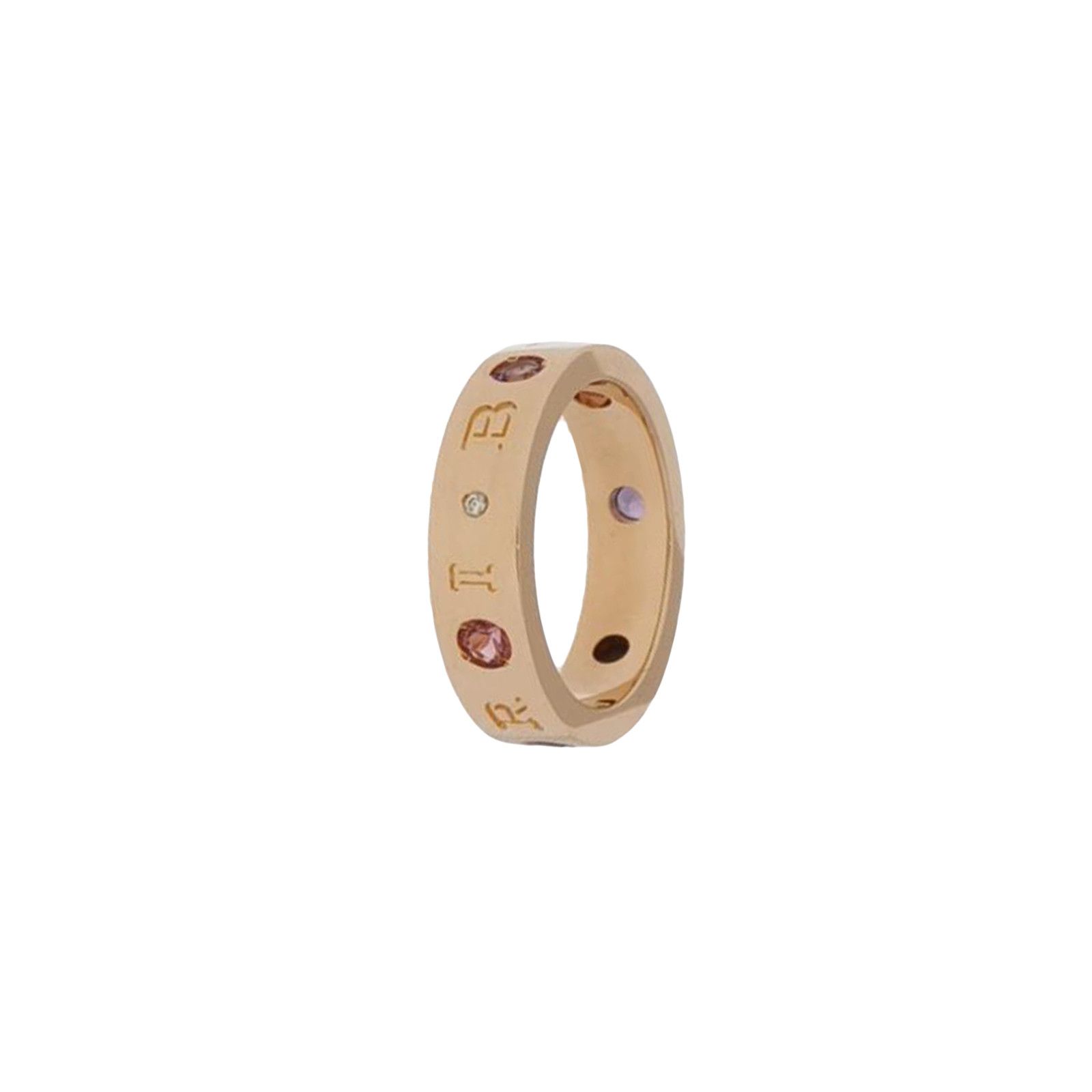 Bvlgari Bvlgari Bvlgari Bvlgari 18K rose gold diamond gemstone doub Size ONE SIZE - 1 Thumbnail